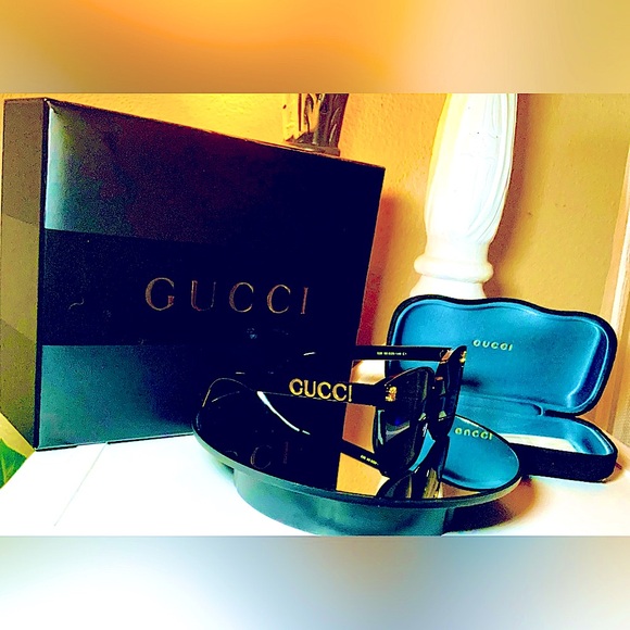 RARE AUTH GUCCI Sunglasses NY YANKEES collab Unisex - Picture 3 of 13